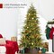 Pre Lit Aspen Noble Fir Christmas Tree, 1,500 Twinkling Micro LED Lights, 3,000 Branch Tips, Cordless Setup, Full & Realistic